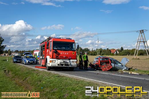 Poważny wypadek w Kuniowie. Lądował śmigłowiec LPR