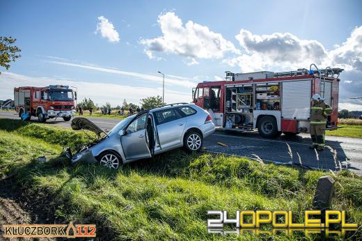 Poważny wypadek w Kuniowie. Lądował śmigłowiec LPR
