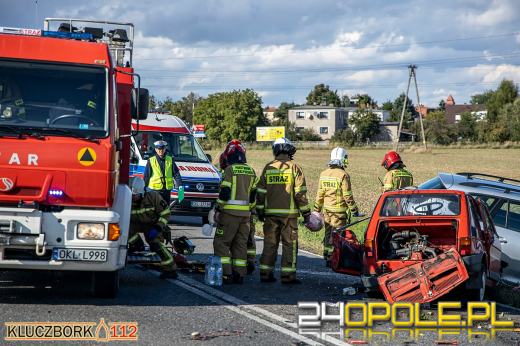 Poważny wypadek w Kuniowie. Lądował śmigłowiec LPR