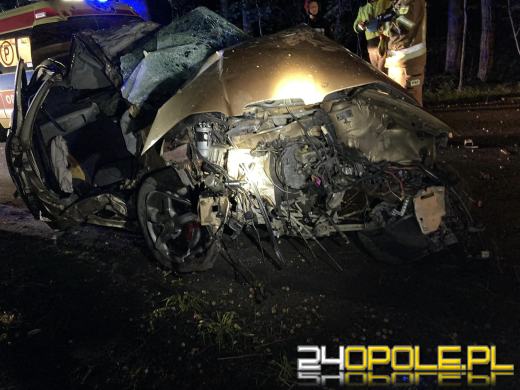 Rajd pijanego kierowcy zakończony na drzewie