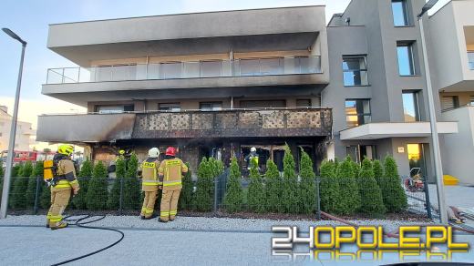 Pożar mieszkania w bloku na Tarnopolskiej