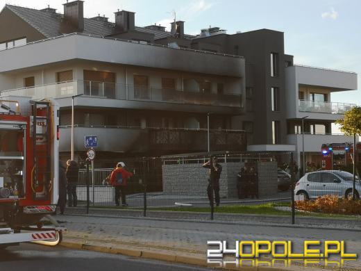 Pożar mieszkania w bloku na Tarnopolskiej
