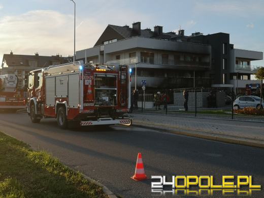 Pożar mieszkania w bloku na Tarnopolskiej