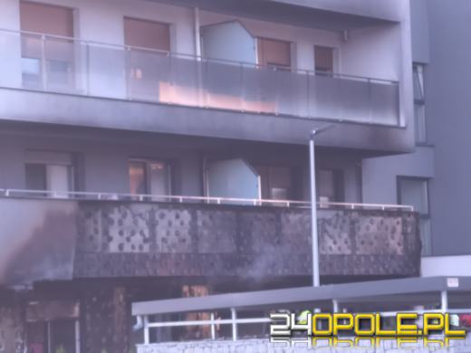 Pożar mieszkania w bloku na Tarnopolskiej