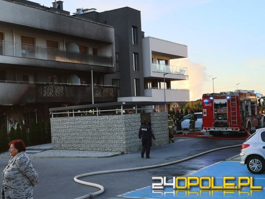 Pożar mieszkania w bloku na Tarnopolskiej