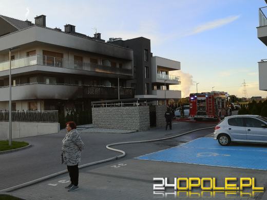 Pożar mieszkania w bloku na Tarnopolskiej