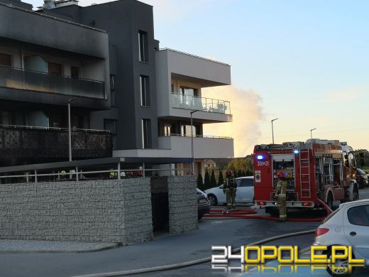 Pożar mieszkania w bloku na Tarnopolskiej