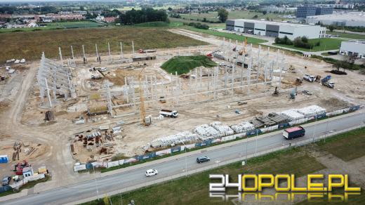 Tak wygląda budowa Stadionu Opolskiego