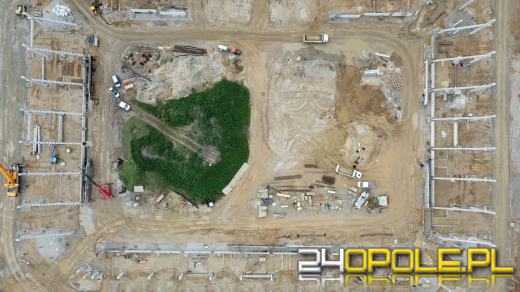 Tak wygląda budowa Stadionu Opolskiego