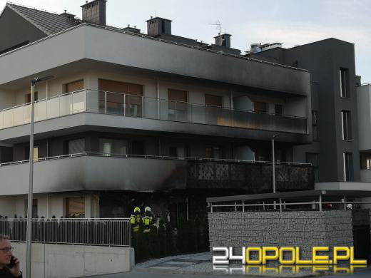 Policja prowadzi dochodzenie w sprawie pożaru w bloku na Tarnopolskiej