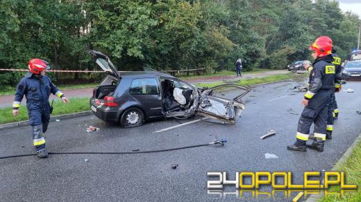 Wypadek na osiedlu Piastów w Kedzierzynie Koźlu. Sprawcy zbiegli