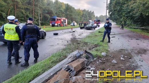 Wypadek na osiedlu Piastów w Kedzierzynie Koźlu. Sprawcy zbiegli