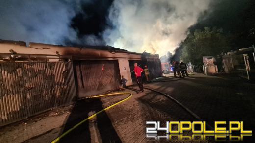 Pożar budynku gospodarczego w gminie Izbicko