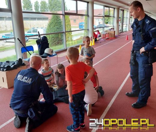 Olimpiada przedszkolaków z opolskimi policjantami