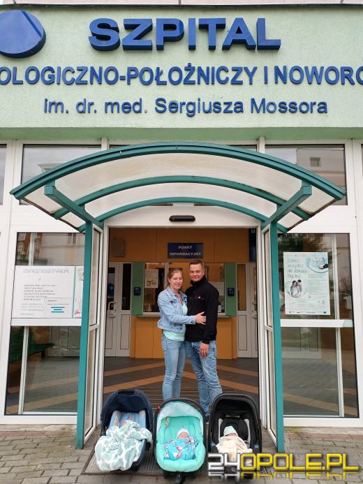 Trojaczki po 2 miesiącach hospitalizacji wracają do domu!