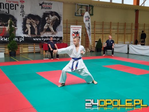Karatecy prezentowali swoje umiejętności na hali sportowej w Chrząstowicach