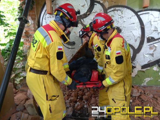 Wybuch na terenie nieczynnej gorzelni. Strażacy ćwiczyli w Goświnowicach