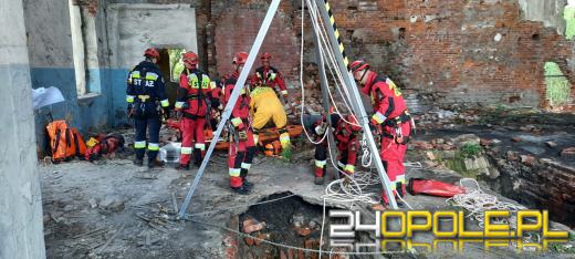 Wybuch na terenie nieczynnej gorzelni. Strażacy ćwiczyli w Goświnowicach