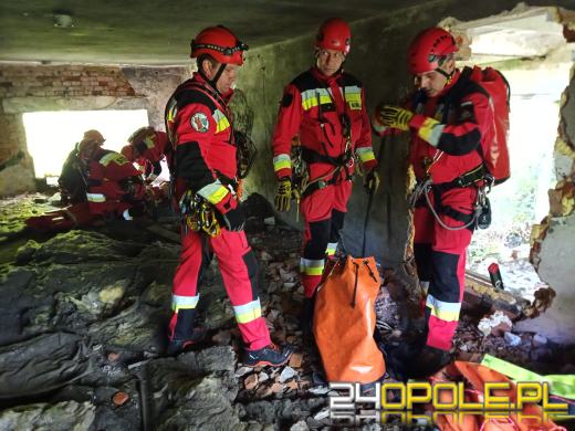 Wybuch na terenie nieczynnej gorzelni. Strażacy ćwiczyli w Goświnowicach