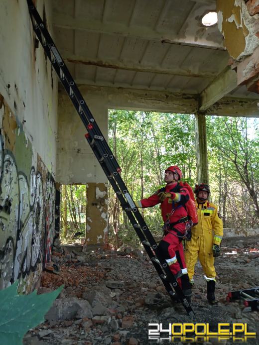 Wybuch na terenie nieczynnej gorzelni. Strażacy ćwiczyli w Goświnowicach