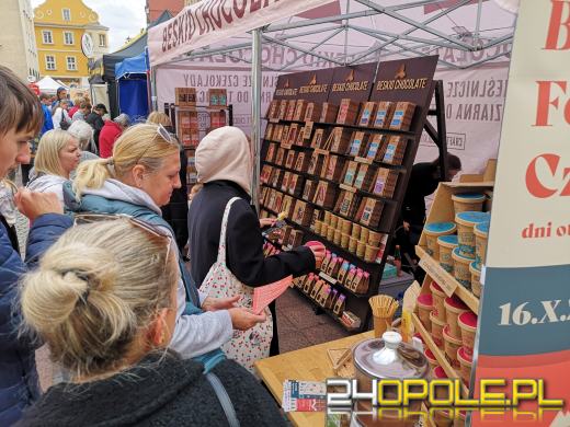 Słodko na opolskim Rynku. Trwa Festiwal Czekolady!