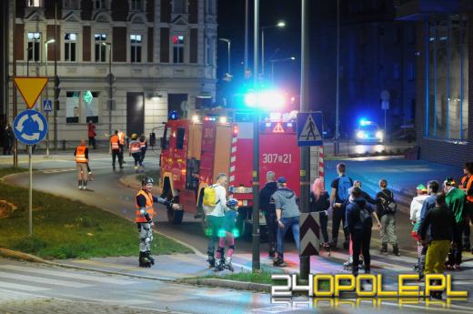 Miłośnicy rolek przejechali ulicami Opola. Za nami kolejna edycja Nightskatingu 