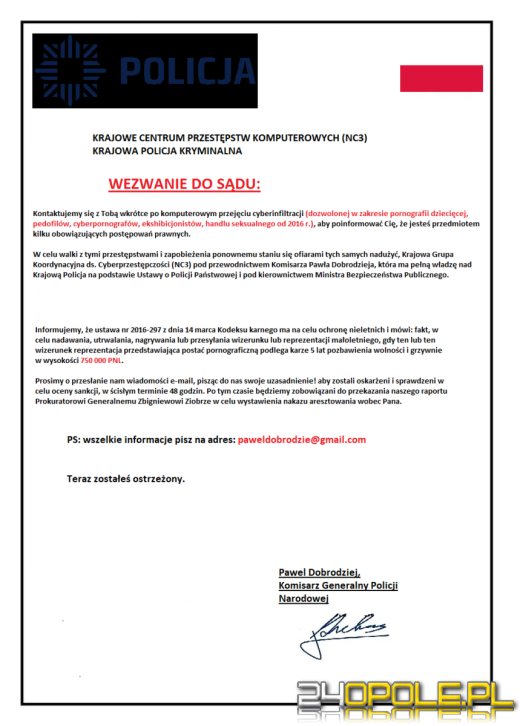 Dostałeś wezwanie do sądu- to może być oszustwo