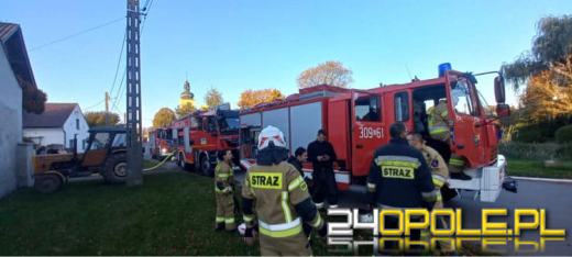 Pożar Pomieszczenia Gospodarczego w Tarnowie Opolskim