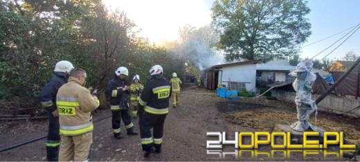 Pożar Pomieszczenia Gospodarczego w Tarnowie Opolskim