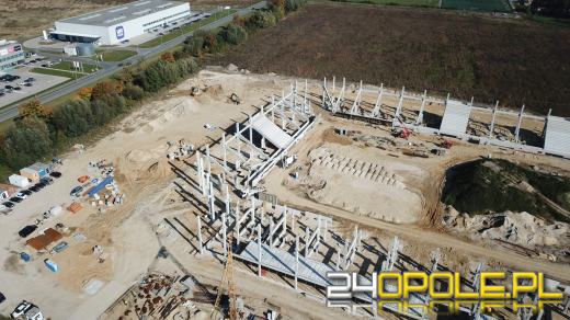 Widać już trybuny nowego Stadionu Opolskiego
