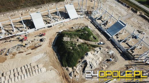 Widać już trybuny nowego Stadionu Opolskiego