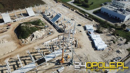 Widać już trybuny nowego Stadionu Opolskiego