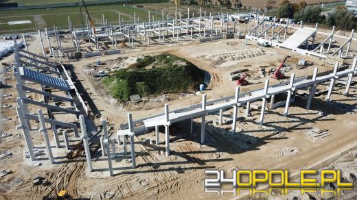 Widać już trybuny nowego Stadionu Opolskiego