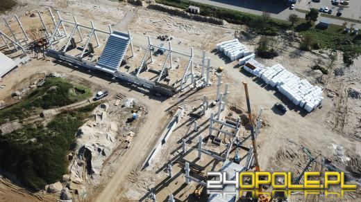 Widać już trybuny nowego Stadionu Opolskiego