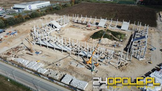 Widać już trybuny nowego Stadionu Opolskiego