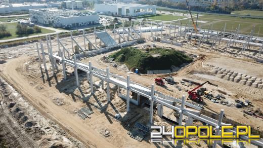 Widać już trybuny nowego Stadionu Opolskiego