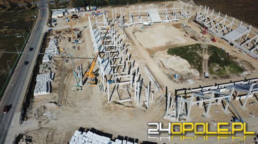 Widać już trybuny nowego Stadionu Opolskiego
