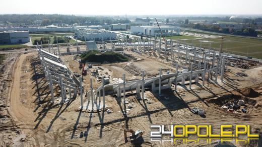 Widać już trybuny nowego Stadionu Opolskiego