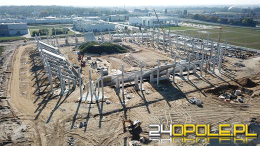 Widać już trybuny nowego Stadionu Opolskiego