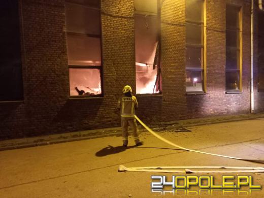 Pożar na terenie huty w Ozimku