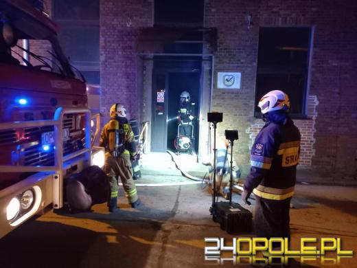 Pożar na terenie huty w Ozimku