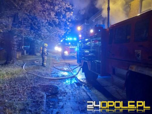 Pożar na terenie huty w Ozimku