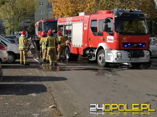 Pojazd nauki jazdy spłonął doszczętnie na ulicy Chełmskiej w Opolu