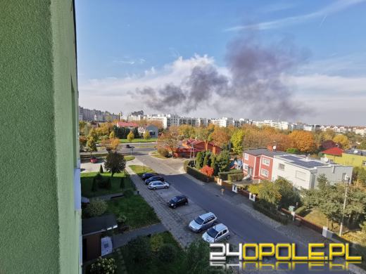 Pojazd nauki jazdy spłonął doszczętnie na ulicy Chełmskiej w Opolu