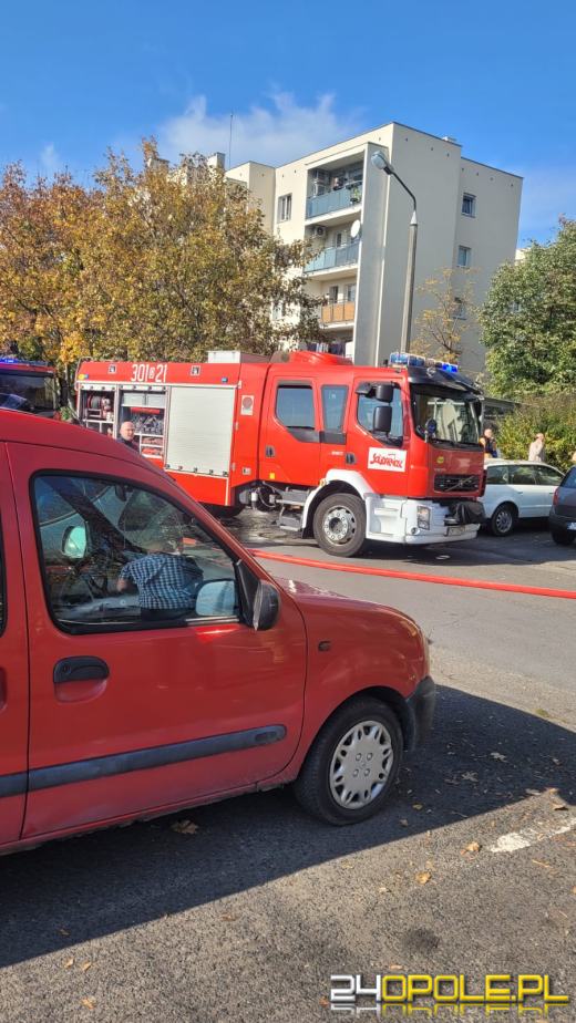 Pojazd nauki jazdy spłonął doszczętnie na ulicy Chełmskiej w Opolu
