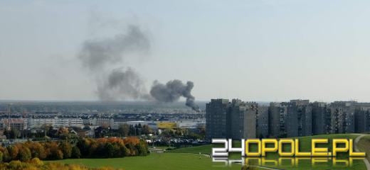 Pojazd nauki jazdy spłonął doszczętnie na ulicy Chełmskiej w Opolu