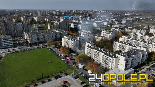 Pojazd nauki jazdy spłonął doszczętnie na ulicy Chełmskiej w Opolu