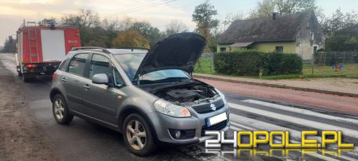 Kolizja przed przejściem dla pieszych w miejscowości Miejsce