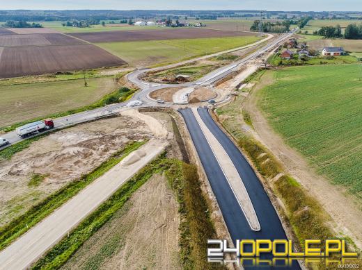 Budowa obwodnicy Praszki z dużym zaawansowaniem