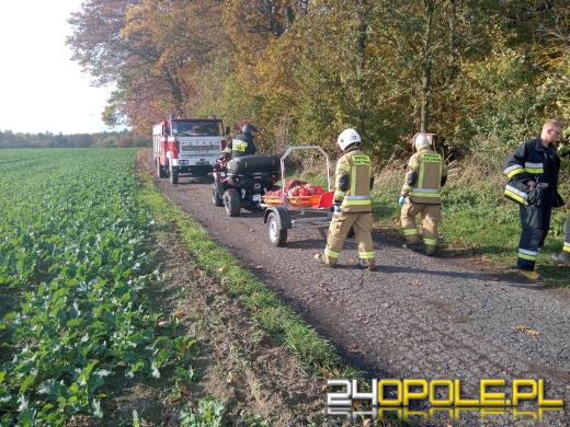 Szczęśliwy finał poszukiwań starszego mężczyzny w powiecie kluczborskim